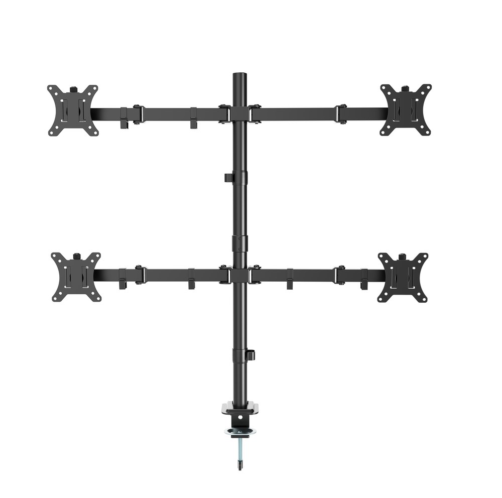 Gembird MA-D4-01 Adjustable desk 4-display mounting