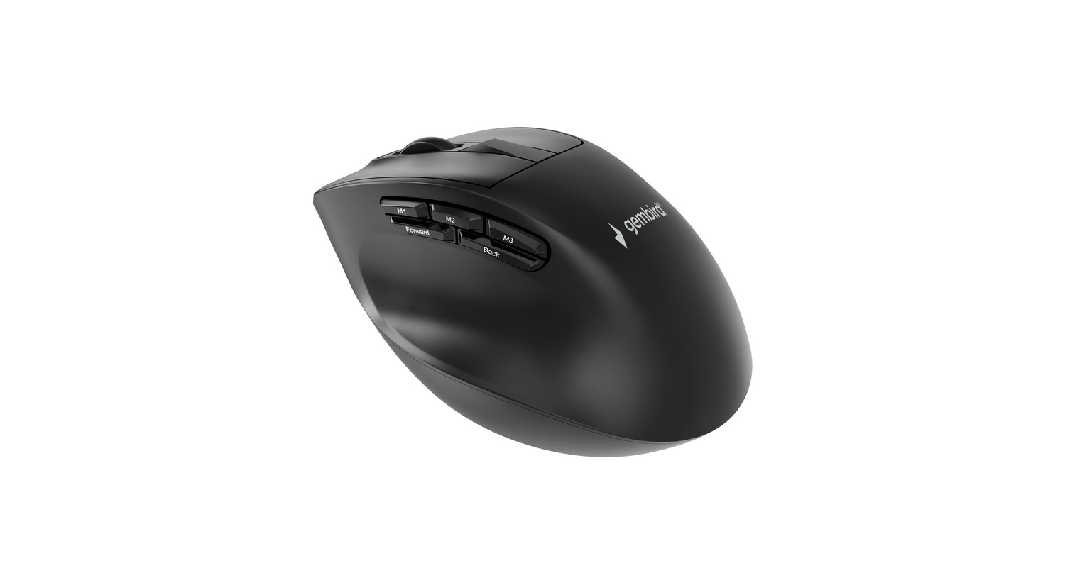 Gembird  MUSW3-9B-01 Triple-mode wireless ergonomic mouse