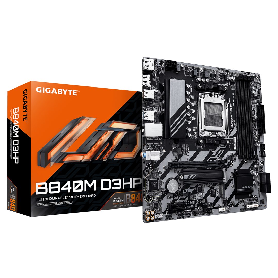 GIGABYTE B840M D3HP Motherboard - AMD