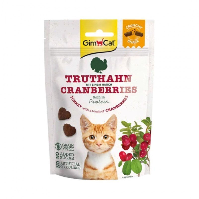 GimCat  Crunchy Snacks Turkey with Cranberry
