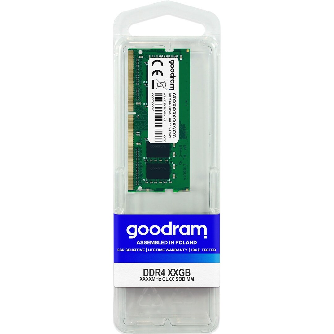 GOODRAM  DDR4 SODIMM 16GB/3200 CL22 2048x8