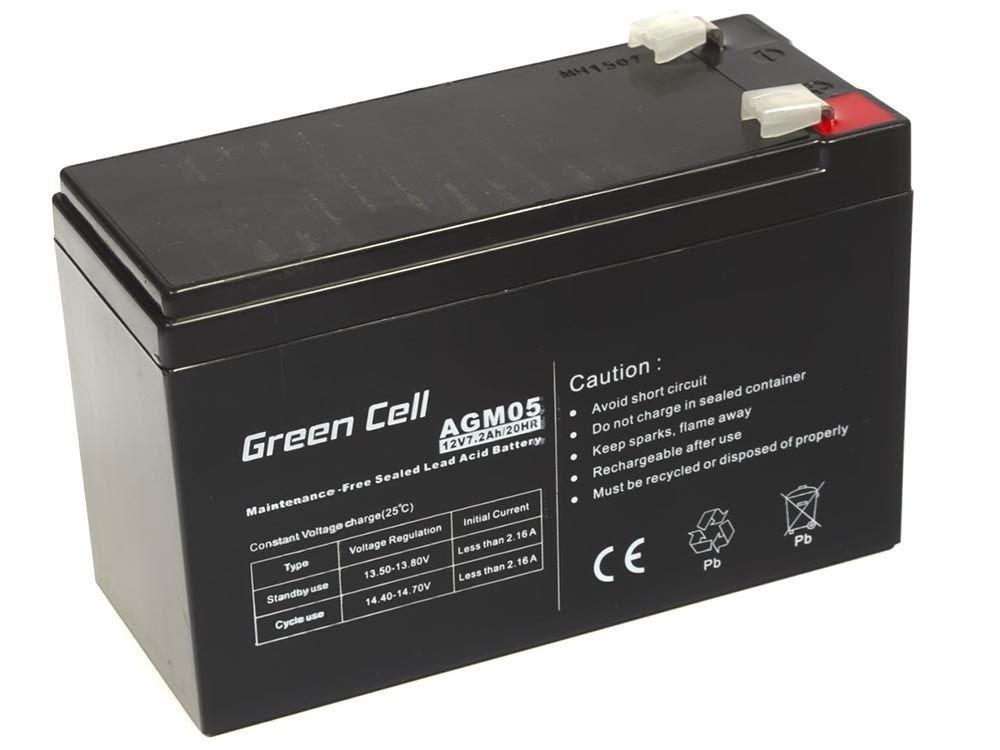 GREEN CELL  AGM 12V 7.2Ah
