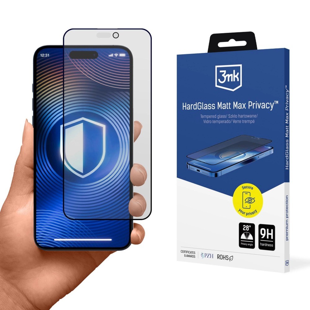 3MK  HardGlass Privacy Matt iPhone 18