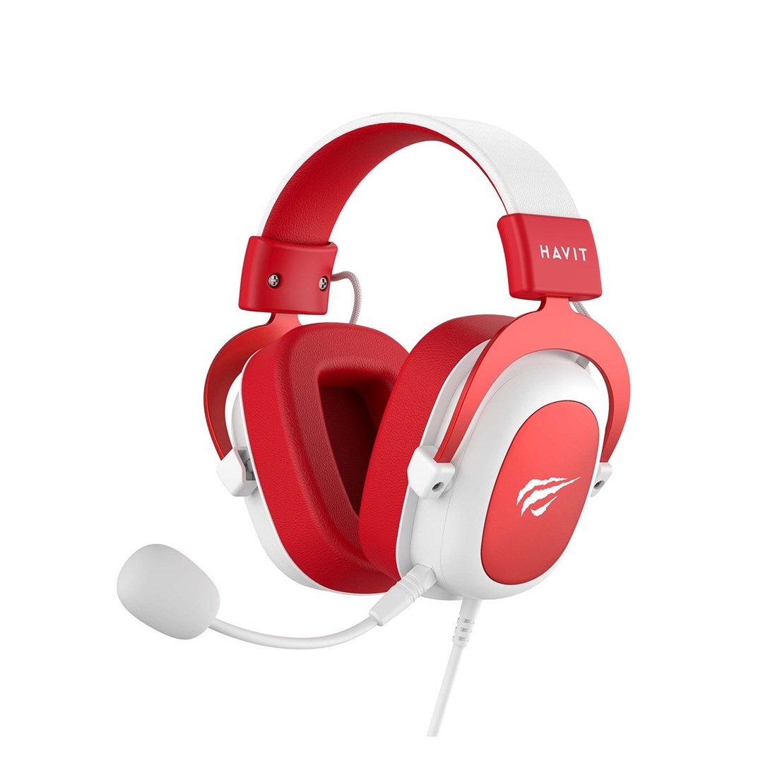HAVIT H2002D Gaming headphones White, red