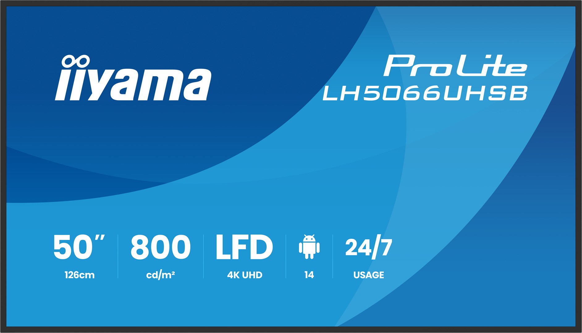 IIYAMA  LH5066UHSB-B1AG Signage Display Digital signage