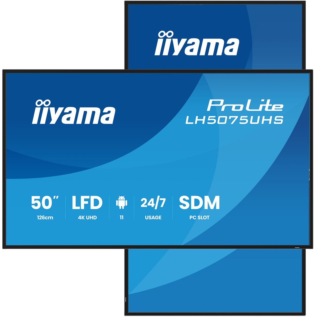 IIYAMA  LH5075UHS-B2AG Signage Display Digital signage