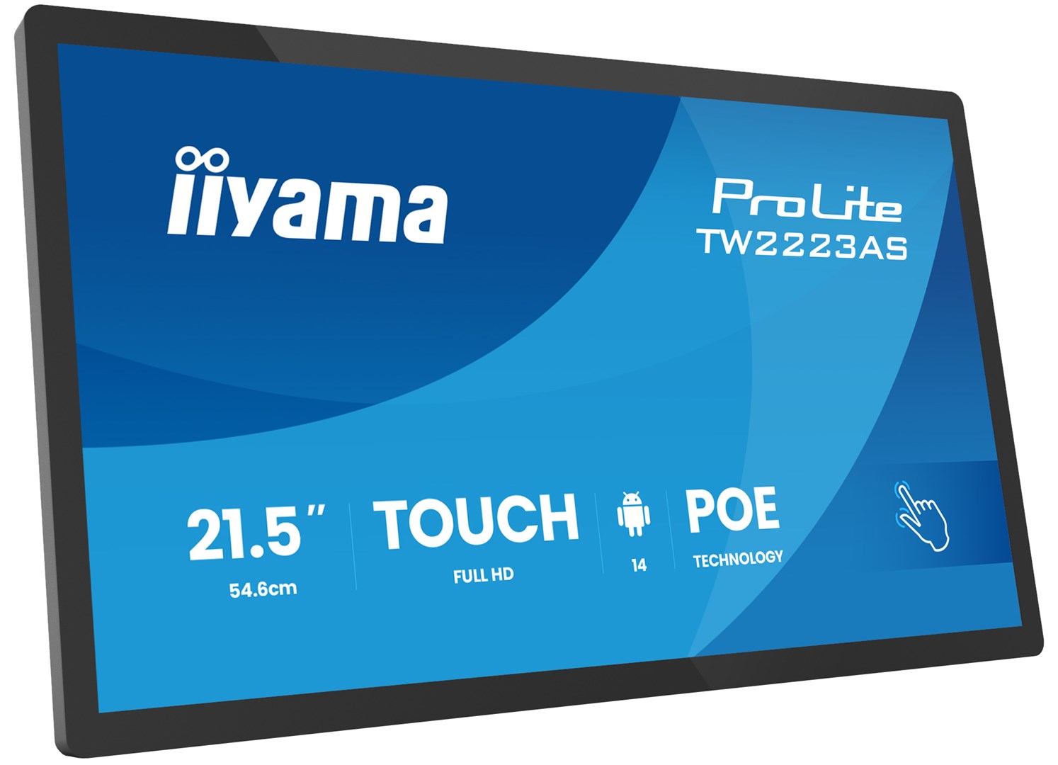 IIYAMA TW2223AS-B3P Signage Display Interactive flat