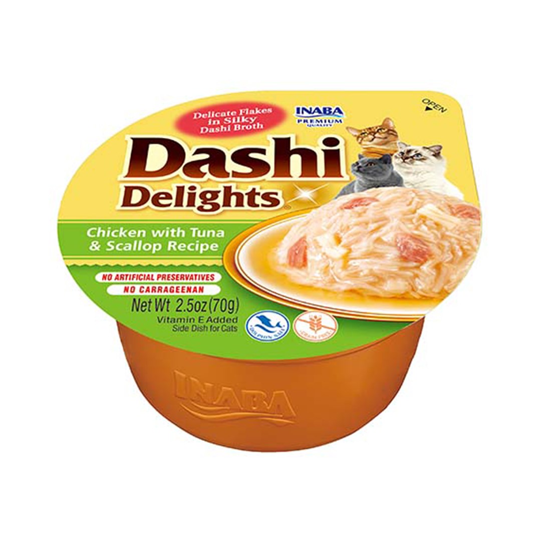 INABA  Dashi Delights chicken tuna &