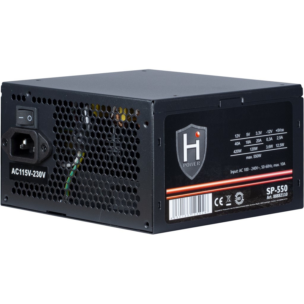 INTER-TECH  HIPOWER SP-550 power supply unit