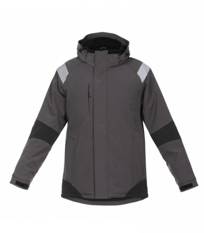 No name JACKET SOFTSHELL ATLANTA BLACK/GREY