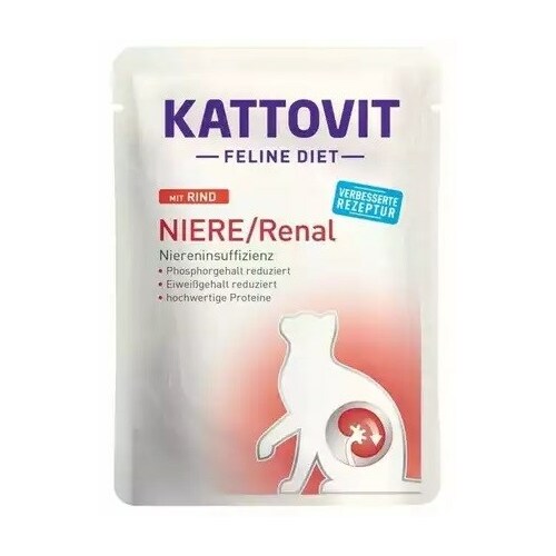 KATTOVIT Feline Diet Niere/Renal Beef -