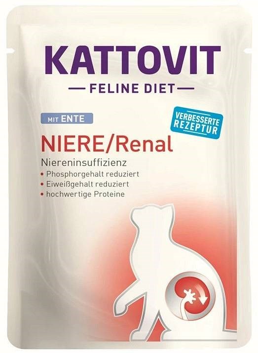 KATTOVIT Feline Diet Niere/Renal Duck -