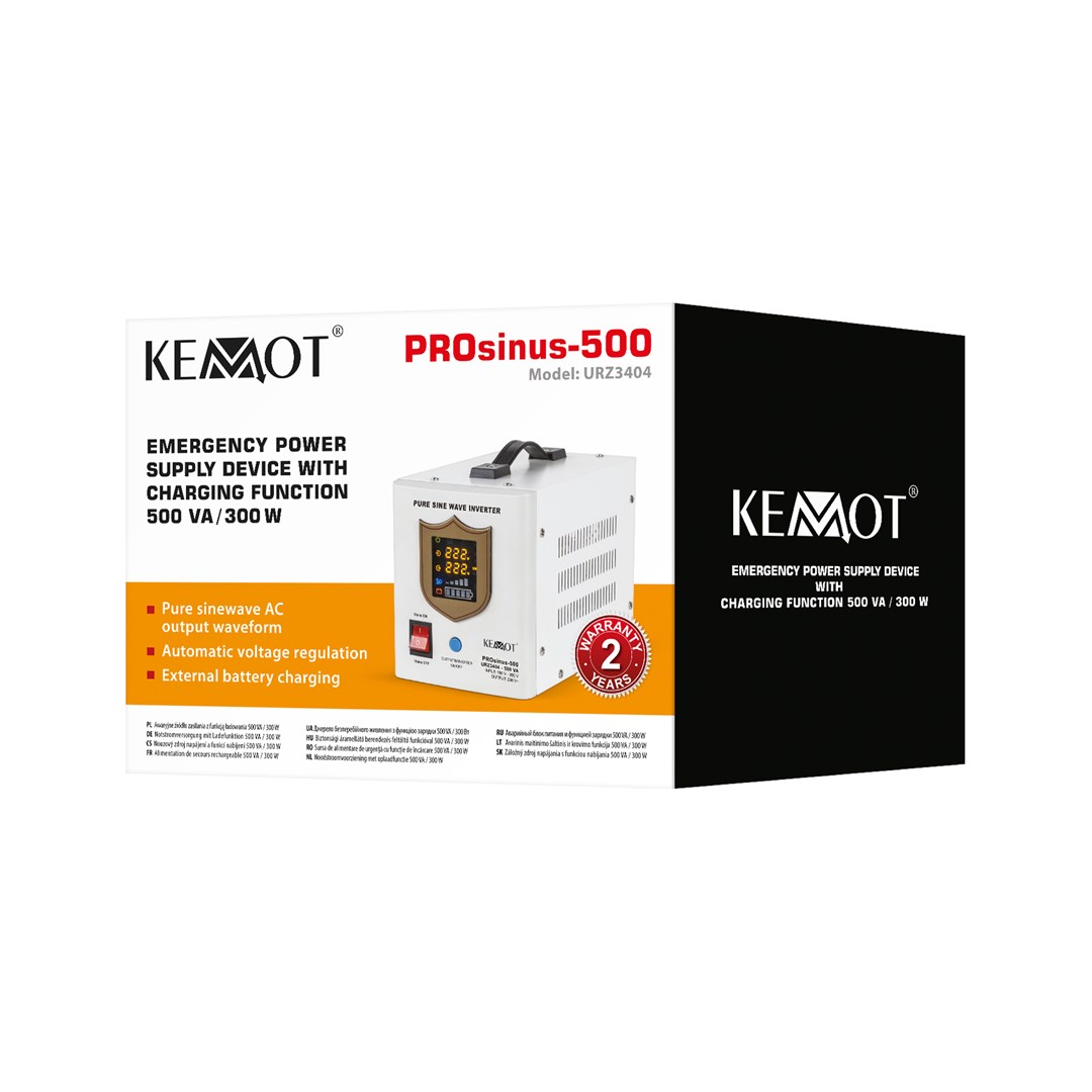 KEMOT  PROsinus-500 emergency power supply –