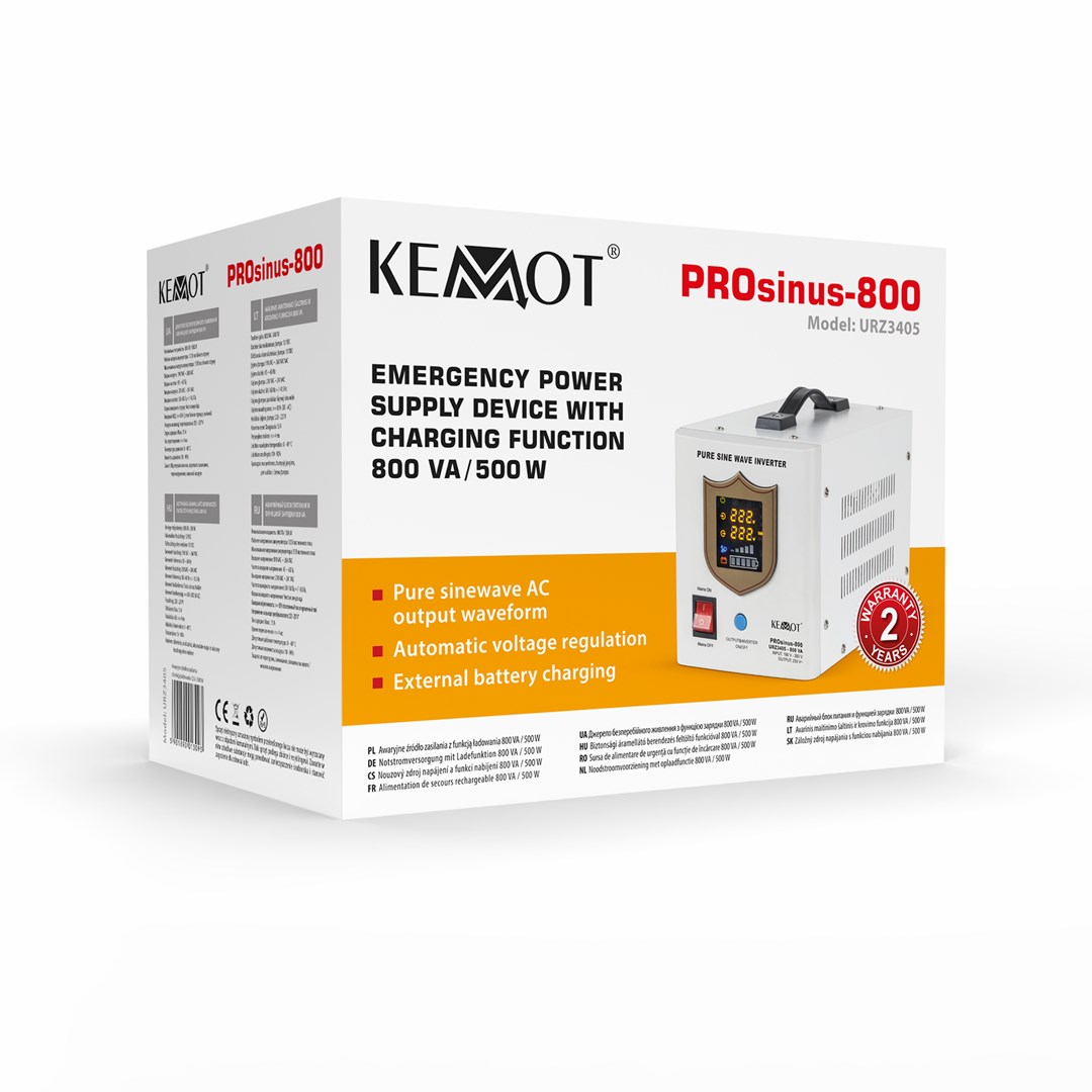 KEMOT  PROsinus-800 emergency power supply unit