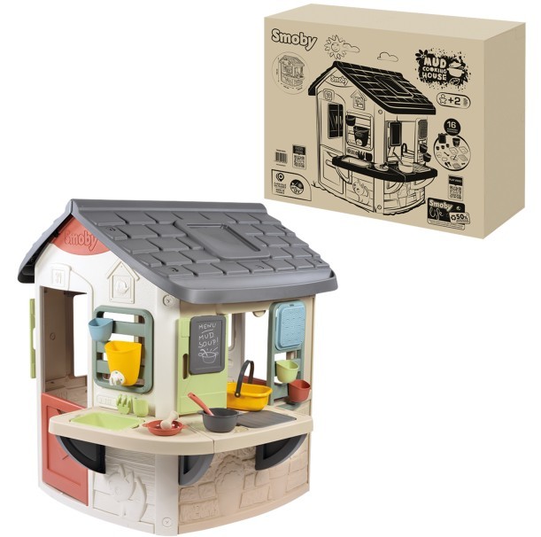 Smoby  Kids garden house with mud