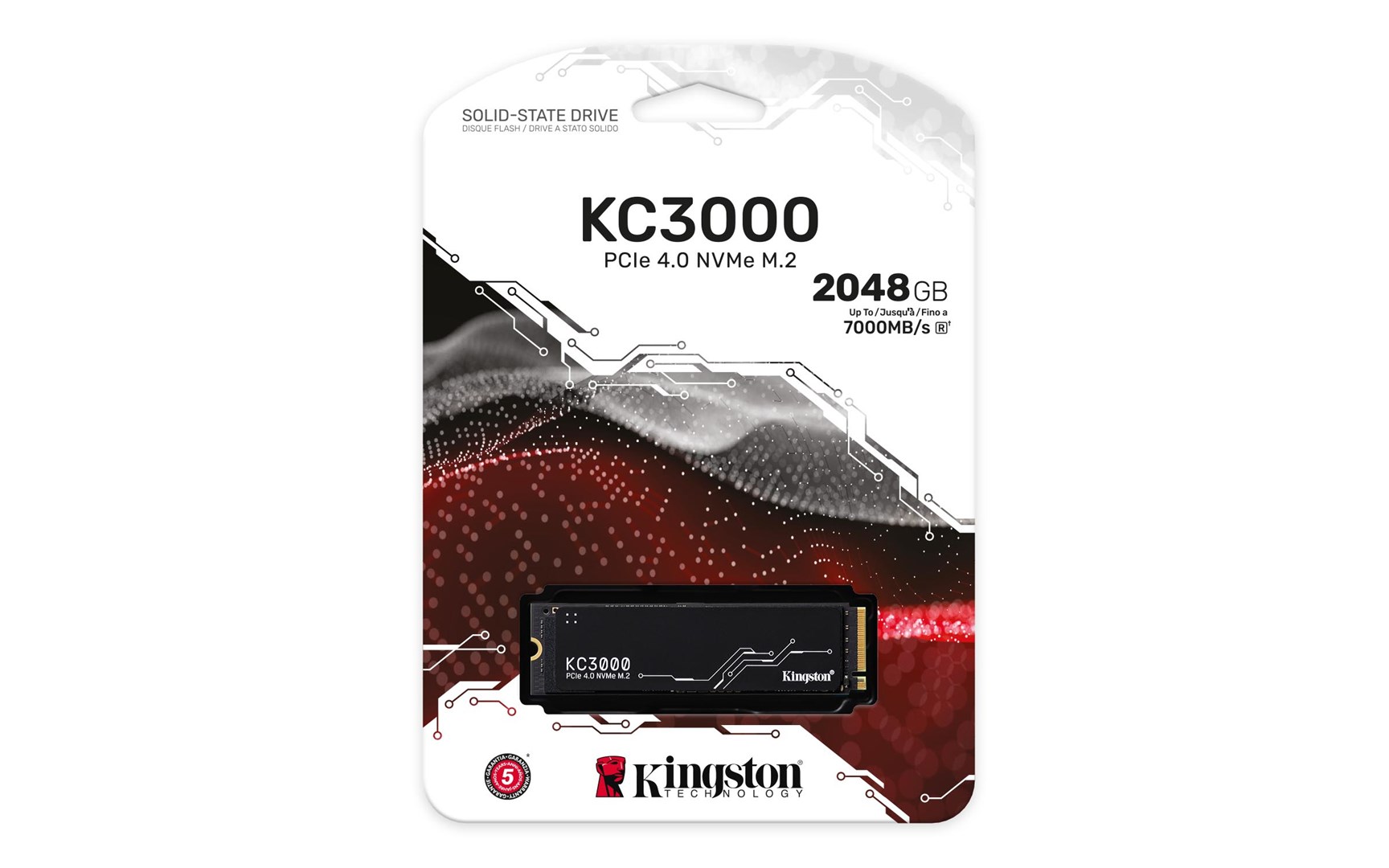 KINGSTON SSD drive KC3000 2048GB PCIe