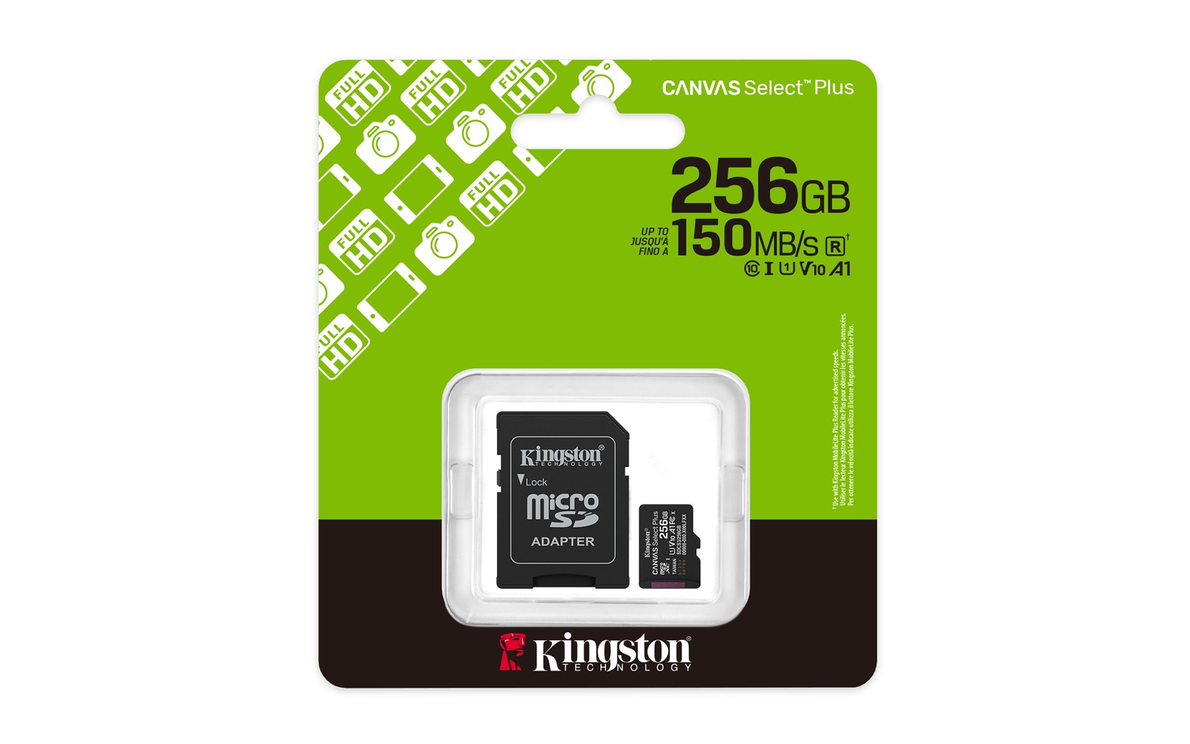 KINGSTON  microSD memory card 256GB Canvas