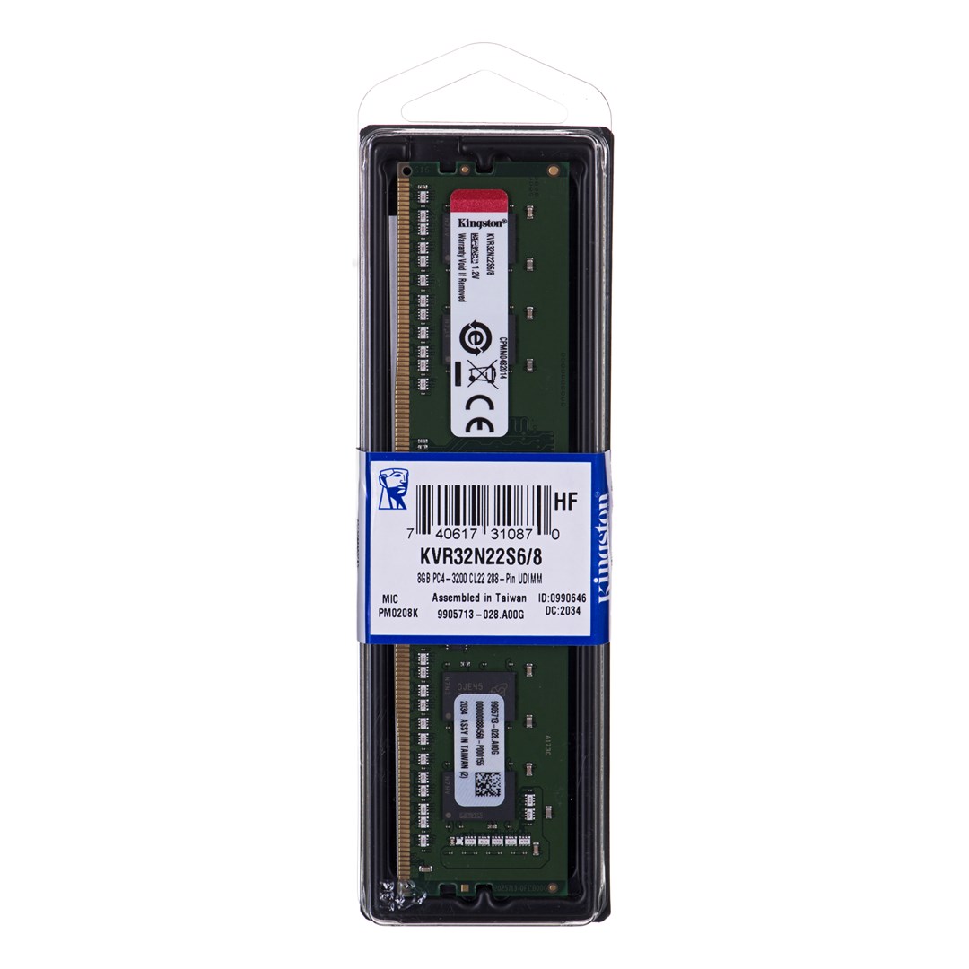 KINGSTON  Technology KVR32N22S6/8 memory module 8