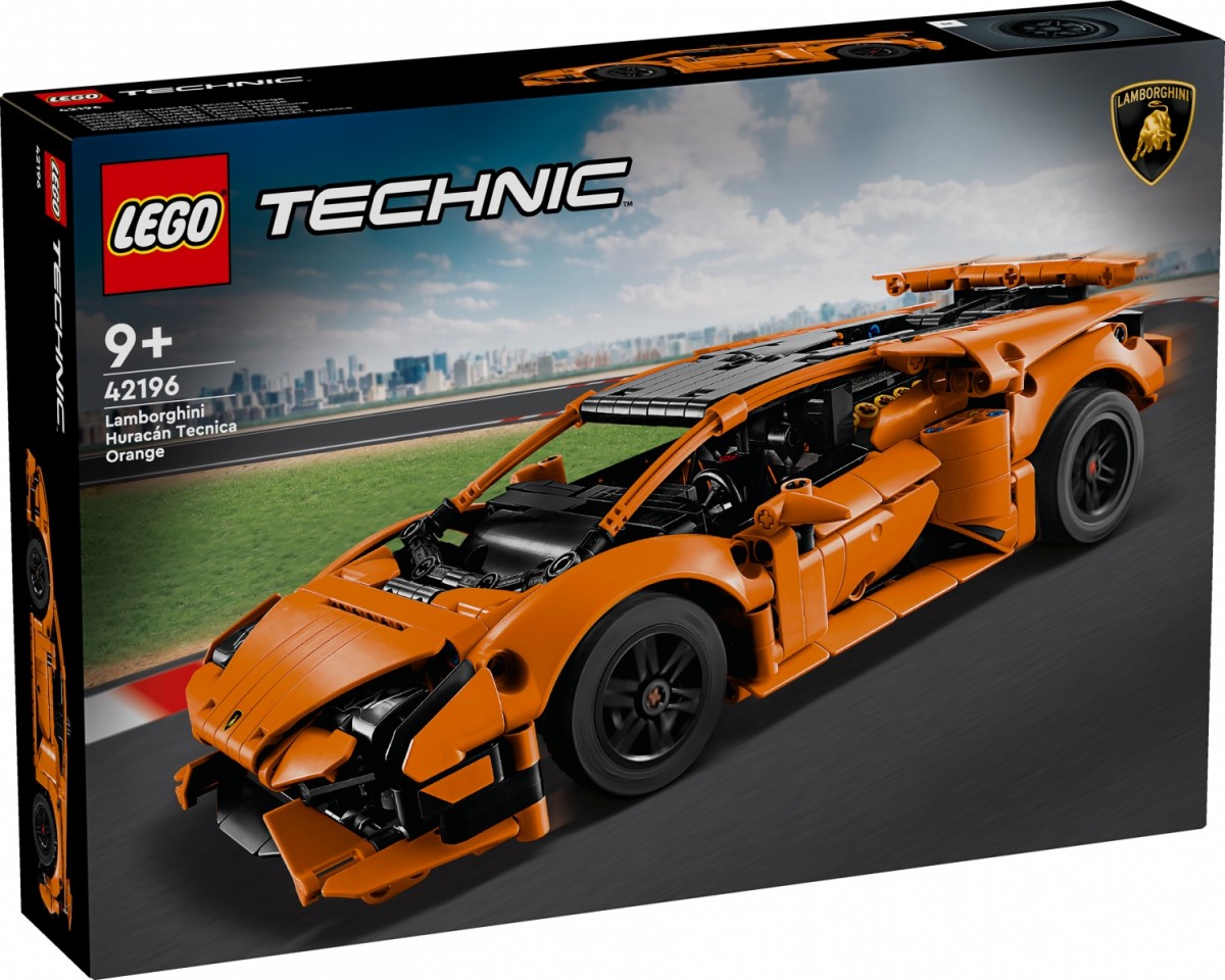 LEGO  Klocki Technic 42196 Pomarańczowe Lamborghini