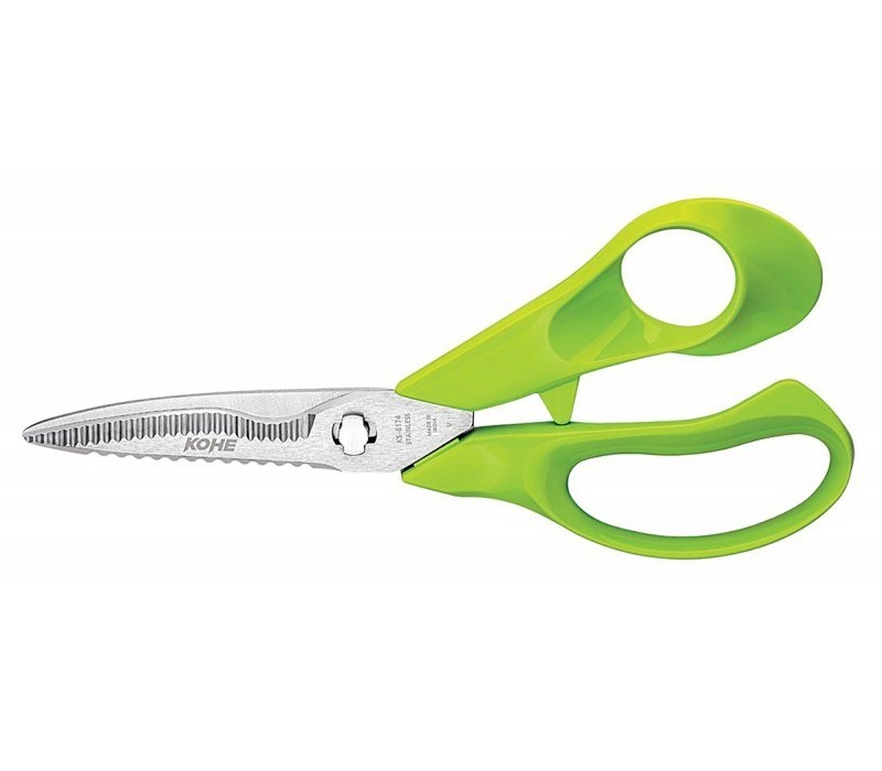 KOHE  5-in-1 multifunctional kitchen scissors, lime