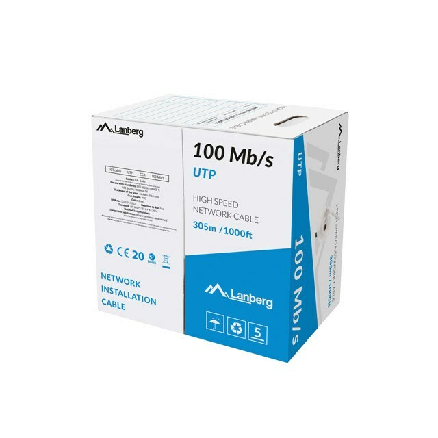 LANBERG  Cable lan utp 100Mb/s 305m