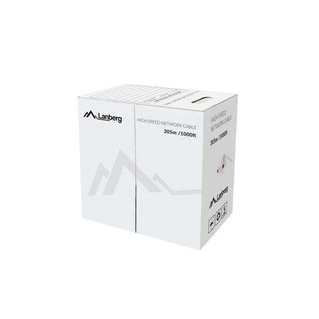 LANBERG  LCU6-12CU-0305-S networking cable Grey 305