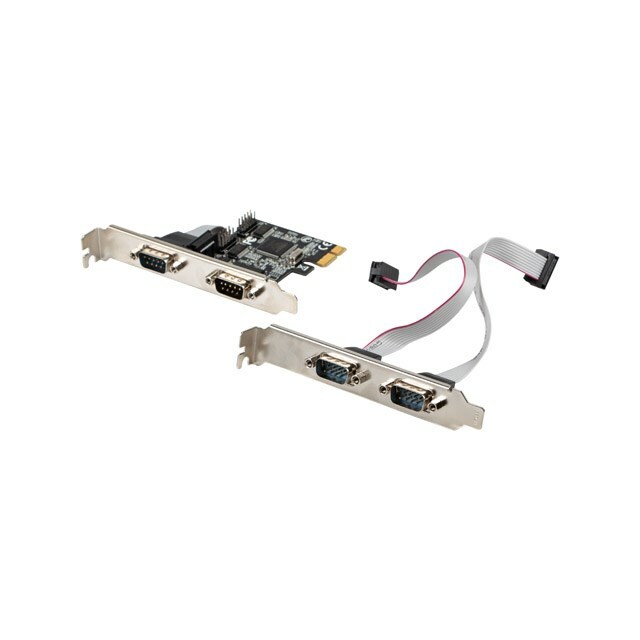LANBERG  PCI Express card 4x COM