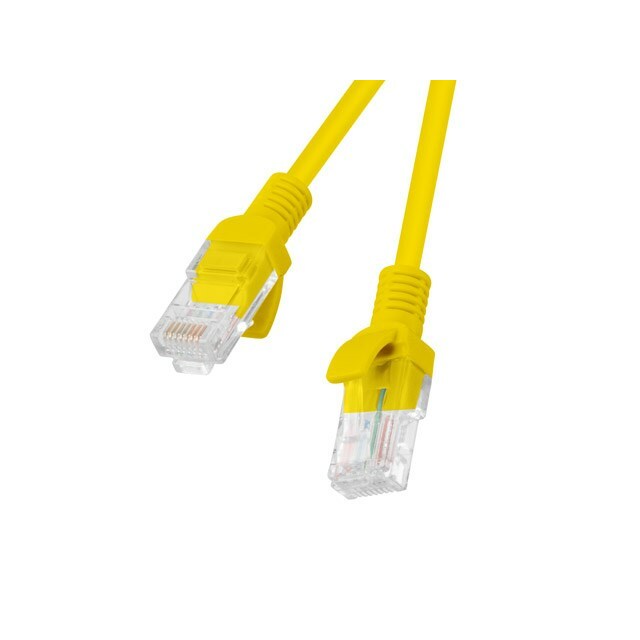 LANBERG PCU6-10CC-0025-Y networking cable Yellow 0