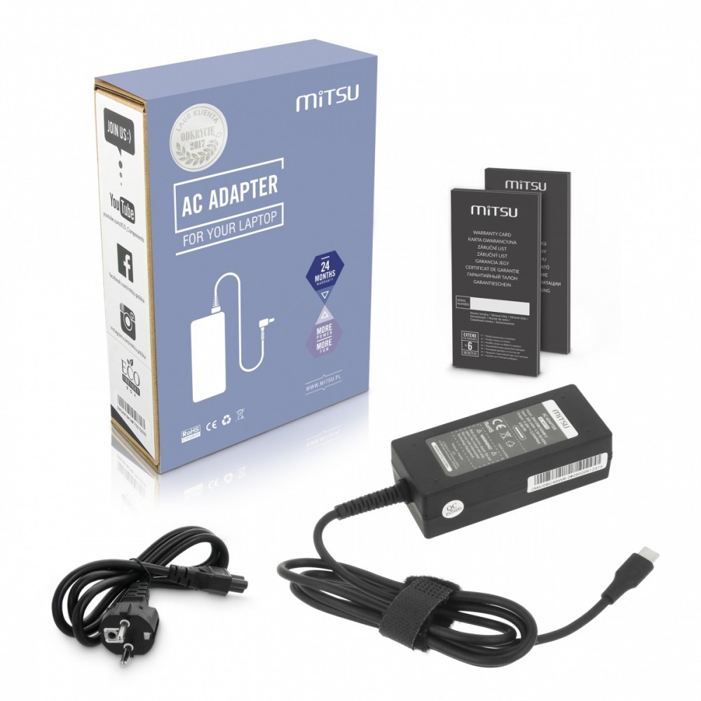 Mitsu  Laptop charger power supply 45W