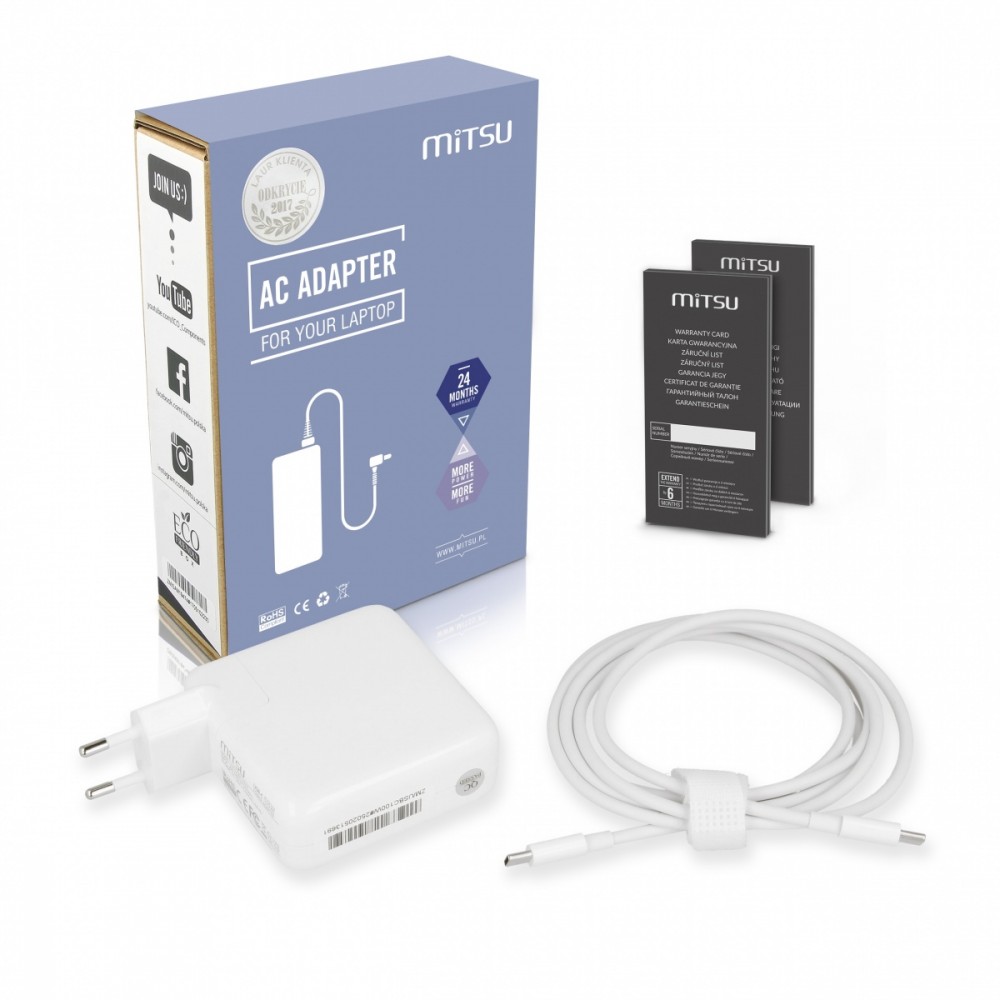Mitsu  Laptop power charger adapter 100W