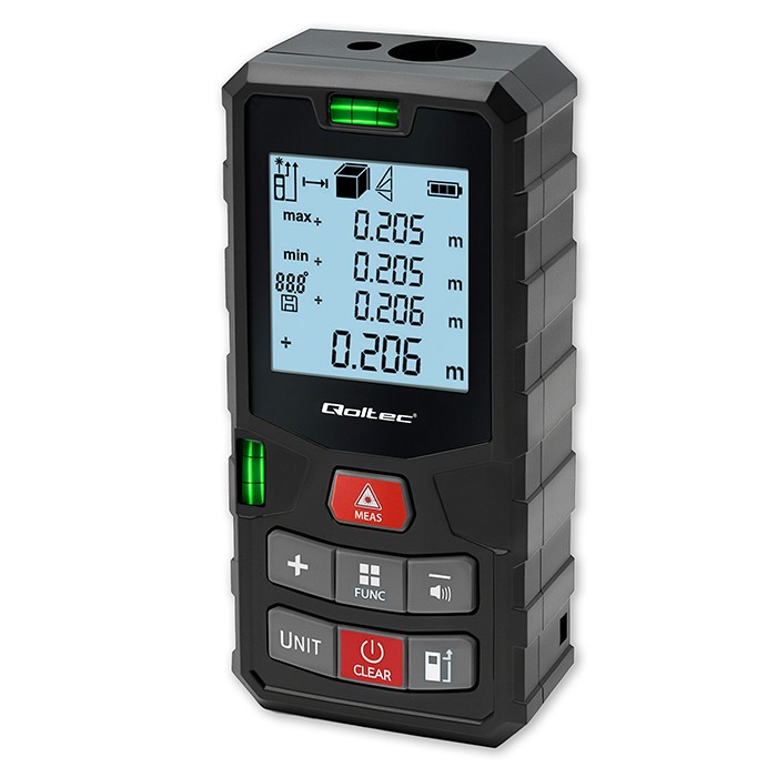 Qoltec  Laser distance meter with bubble