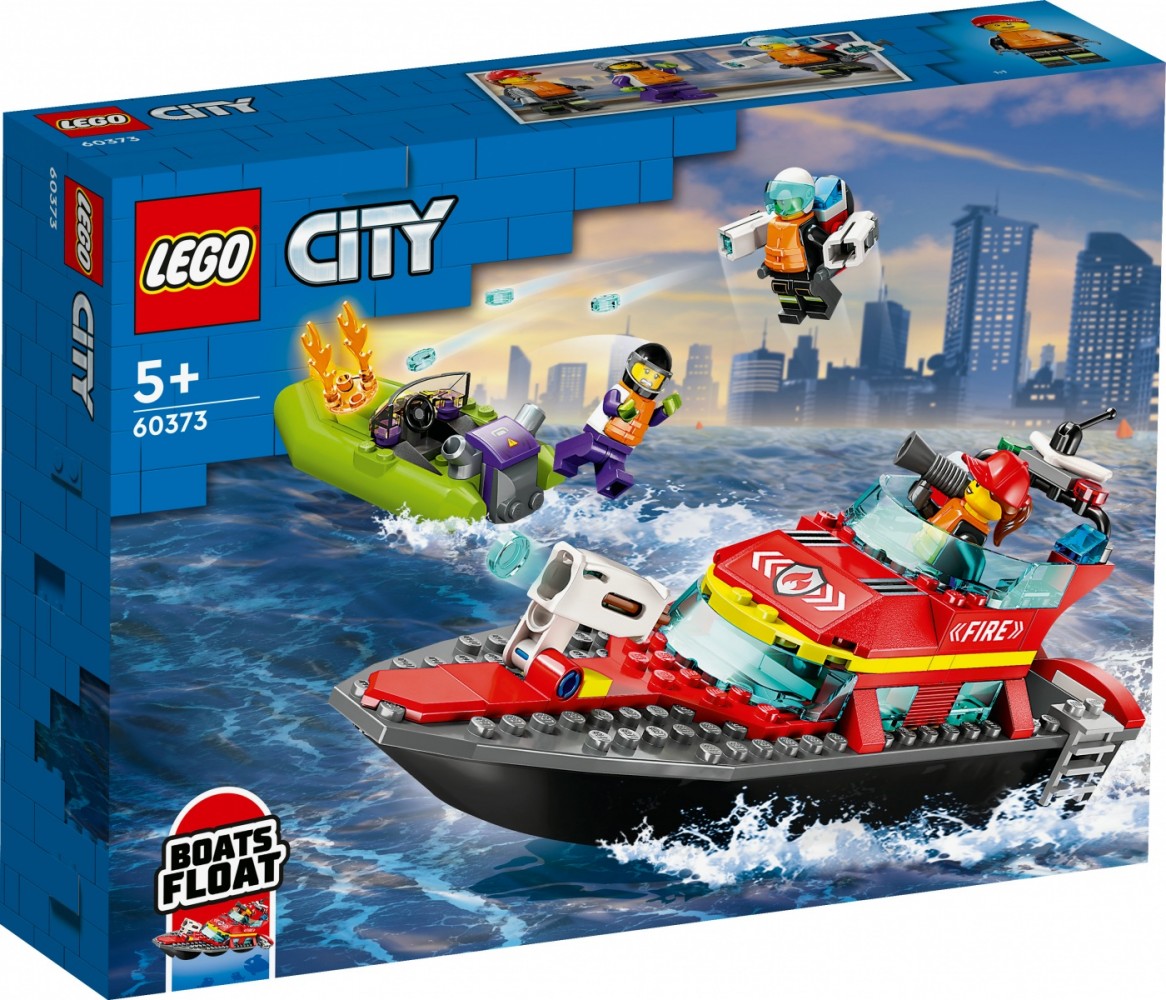 LEGO City 60373 Fire Rescue Boat