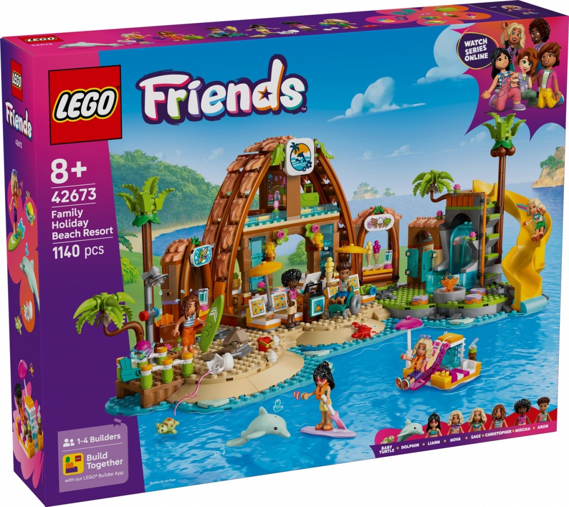 LEGO Friends 42673: Family Beach Vacation