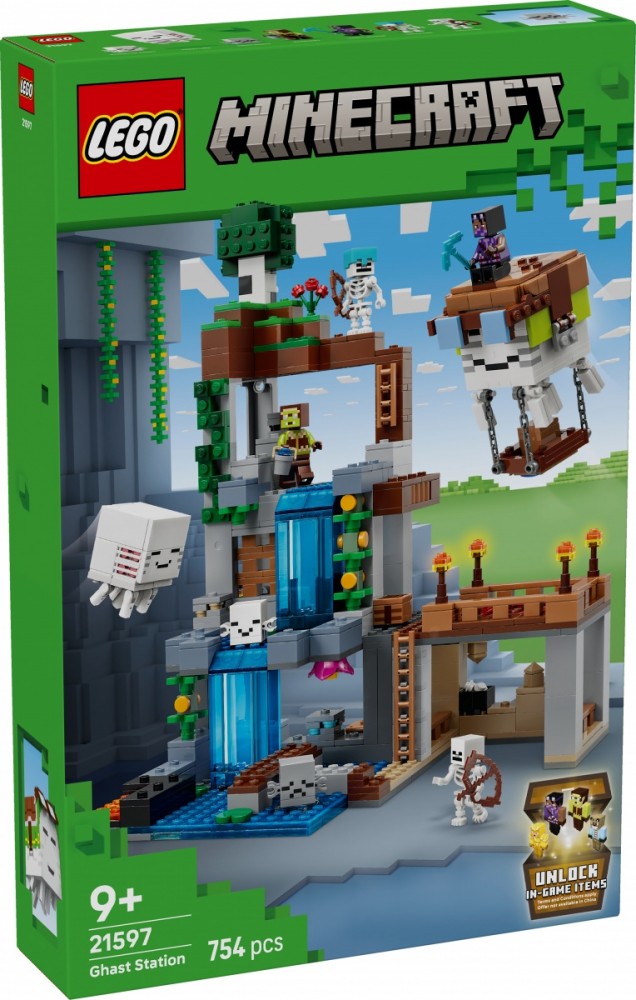 LEGO  Blocks Minecraft 21597 Ghast Station