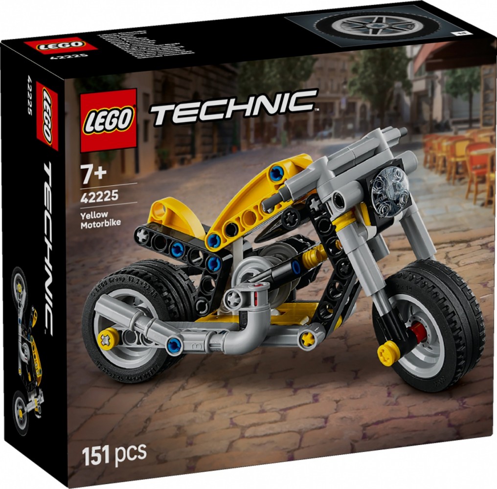 LEGO   Technic 42225 Yellow Motorbike |