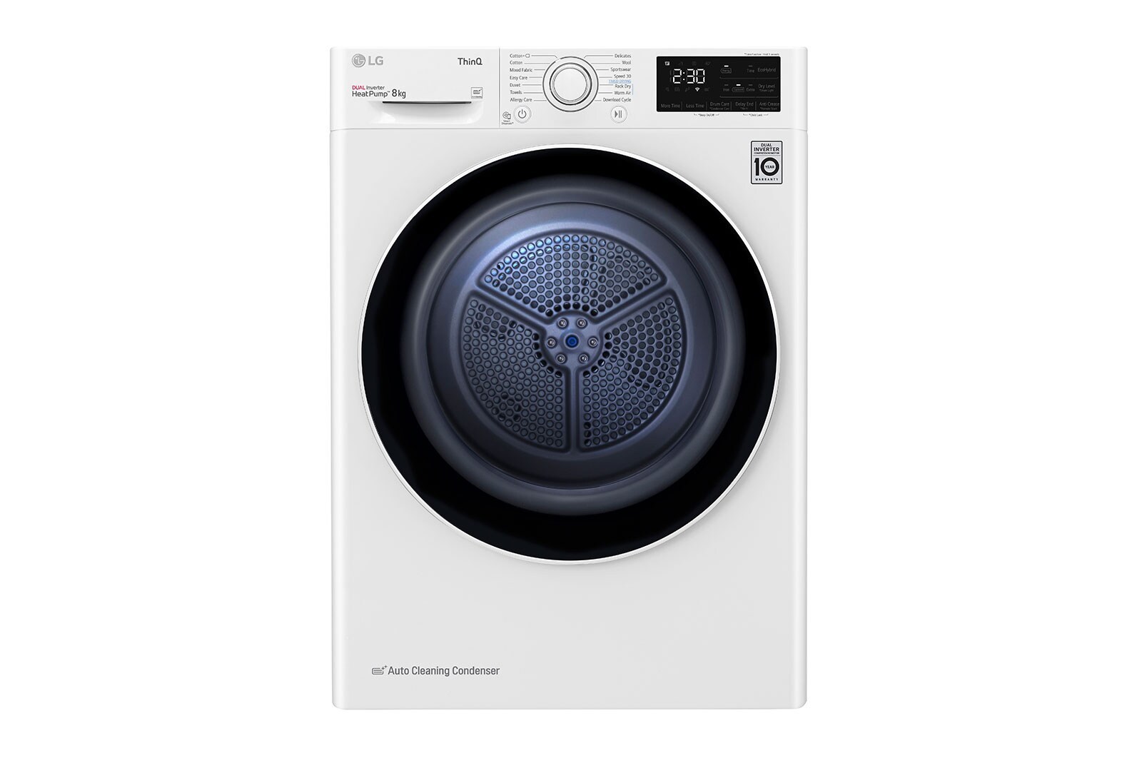 LG RH80V3AV6N tumble dryer Freestanding Front-load
