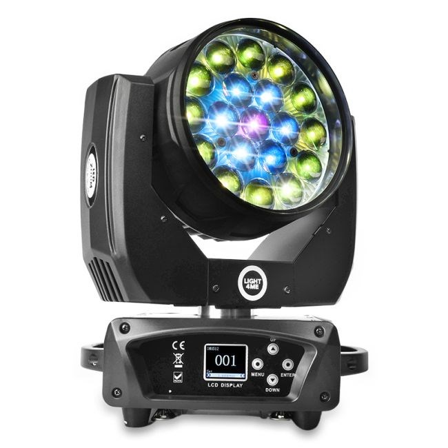 Light4Me  ZOOM WASH 19x15W RGBW LED