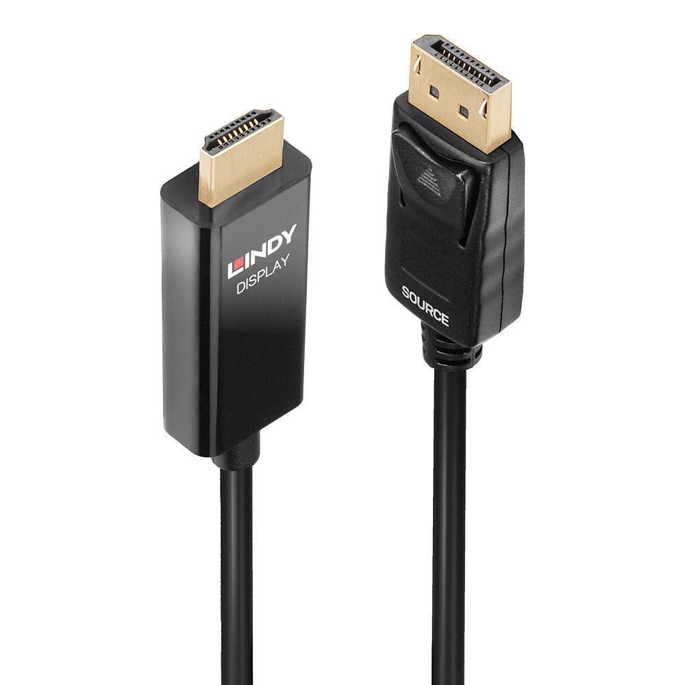 LINDY  2m Active DisplayPort to HDMI
