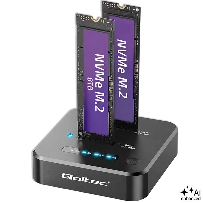 Qoltec  M.2 NVMe SSD docking