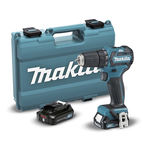 MAKITA drill 12V DF332DSAE 2x2,0Ah