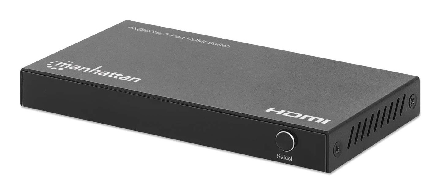 Manhattan  4K@60Hz 3-Port HDMI Switch, Switches
