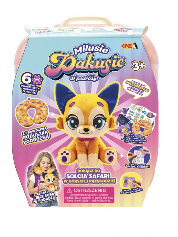 Epee Mascot Milusie Pakusie on the