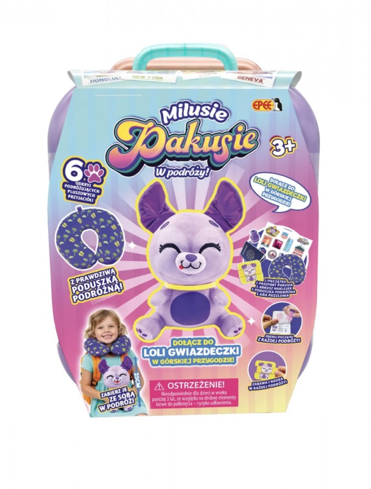Epee Mascot Milusie Pakusie on the