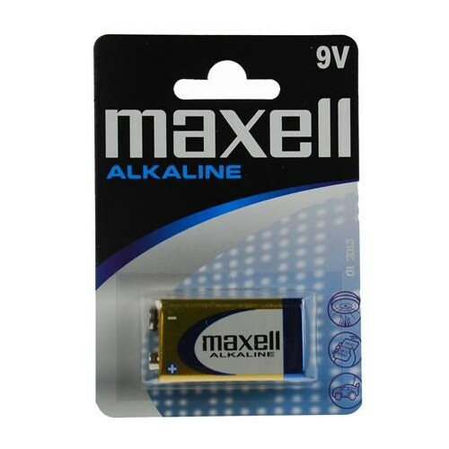 Maxell  battery Alkaline 9V, 6LR61, 1