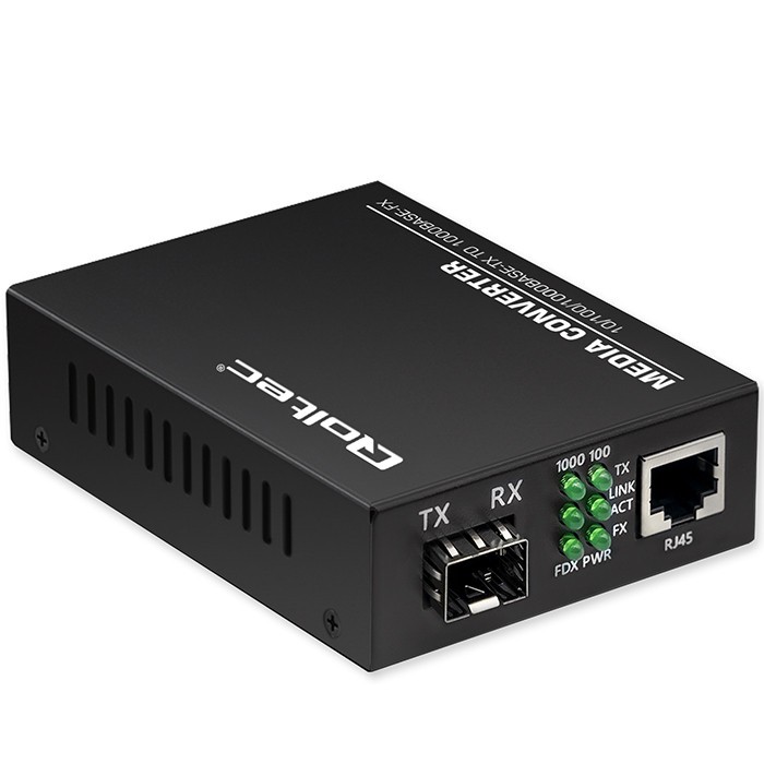 Qoltec  Media Converter SWITCH Ethernet 1x