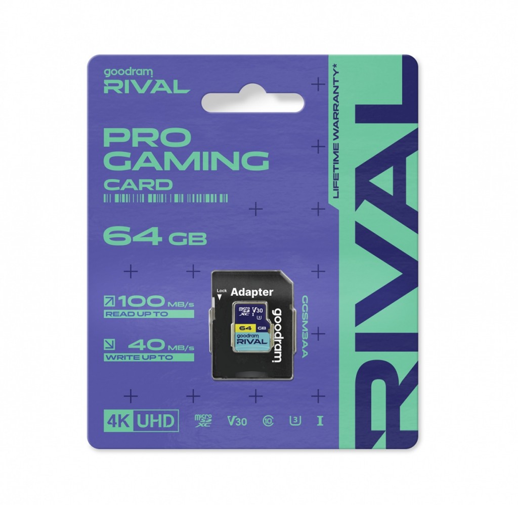 GOODRAM  Memory card microSD 64GB Rival