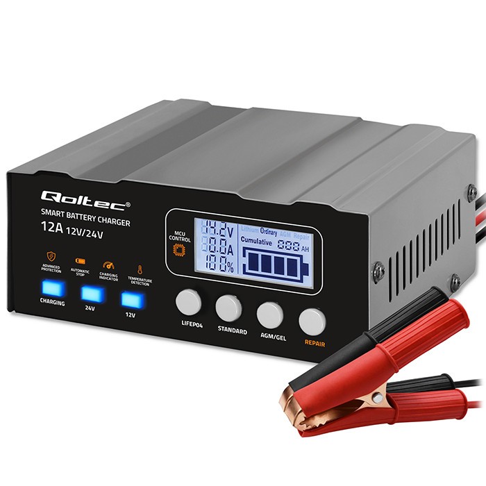 Qoltec Microprocessor charger 12V 12.6V
