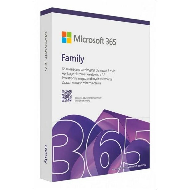 MICROSOFT  M365 Family PL 1Y 6U