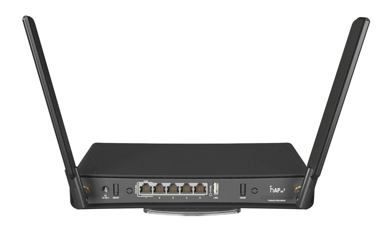 Mikrotik   Router hAP ax3 C53UiG+5HPaxD2HPaxD |