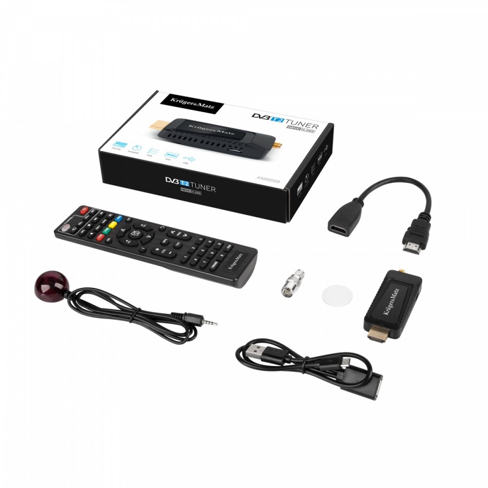 Kruger & Matz  mini TUNER DVB-T2